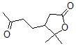 CAS#: 16091-70-6, 5,5-Dimethyl-4-(3-oxobutyl)dihydro-2(3H)-furanone
