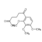 CAS 登录号：16093-16-6， 5-氧代-5-(2,3,4-三甲氧基苯基)戊酸