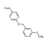 CAS#: 161192-29-6, 4-[(3-Methoxybenzyl)Oxy]Benzaldehyde