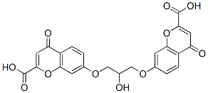 CAS 登录号：16139-47-2， 1,3-二(2-羧基色原酮-7-氧基)-2-羟基丙烷