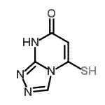 CAS 登录号：161715-52-2， 5-硫基[1,2,4]三唑并[4,3-a]嘧啶-7(1H)-酮