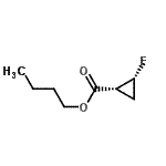 CAS#: 161814-30-8, Butyl (1R,2R)-2-Fluorocyclopropanecarboxylate