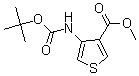CAS#: 161940-20-1, 4-[[(1,1-Dimethylethoxy)Carbonyl]Amino]-3-Thiophenecarboxylic Acid Methyl Ester