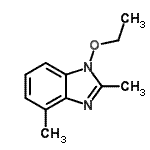 CAS 登录号：161958-72-1， 1-乙氧基-2,4-二甲基-1H-苯并咪唑