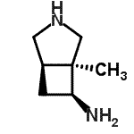 CAS#: 162205-86-9, (1R,5S,6S)-5-Methyl-3-Azabicyclo[3.2.0]Heptan-6-Amine