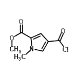 CAS 登录号：162226-85-9， 甲基4-(氯甲酰基)-1-甲基-1H-吡咯-2-羧酸酯