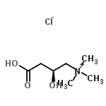 CAS 登录号：16224-32-1， (2S)-3-羧基-2-羟基-N,N,N-三甲基-1-丙氯化铵