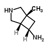 CAS#: 162301-27-1, (1R,5S,6S)-1-Methyl-3-Azabicyclo[3.2.0]Heptan-6-Amine
