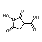 CAS 登录号：162369-86-0， 1-羟基-2,5-二氧代-3-吡咯烷羧酸