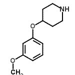 CAS 登录号：162402-37-1， 4-(3-甲氧基苯氧基)哌啶