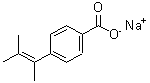 CAS 登录号：162438-28-0， 4-(3-甲基-2-丁烯-2-基)苯甲酸钠