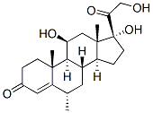 CAS#: 1625-39-4, 11-beta,17-alpha,21-Trihydroxy-6-alpha-Methylpregn-4-Ene-3,20-Dione