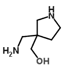 CAS#: 162687-14-1, [3-(Aminomethyl)-3-Pyrrolidinyl]Methanol