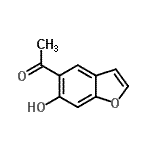 CAS 登录号：1627-20-9， 1-(6-羟基-1-苯并呋喃-5-基)乙酮