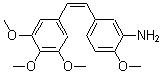 CAS 登录号：162705-07-9， 2-甲氧基-5-[(1Z)-2-(3,4,5-三甲氧基苯基)乙烯基]-苯胺