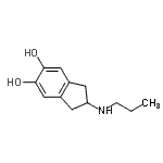 CAS 登录号：162751-98-6， 2-(丙基氨基)-5,6-茚满二醇