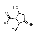 CAS#: 162763-50-0, 3-Hydroxy-5-Imino-1-Methyl-L-Proline