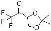 CAS 登录号：162932-23-2， 1-[(4R)-2,2-二甲基-1,3-二氧戊环-4-基]-2,2,2-三氟乙酮