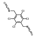 CAS 登录号：16325-38-5， 1,2,4,5-四氯-3,6-二(异氰酸甲基)苯