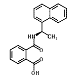 CAS 登录号：163438-05-9， 2-{[(1R)-1-(1-萘基)乙基]氨基甲酰}苯甲酸
