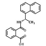 CAS#: 163438-06-0, 2-{[(1S)-1-(1-Naphthyl)Ethyl]Carbamoyl}Benzoic Acid
