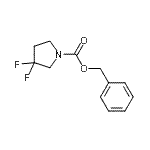 CAS 登录号：163457-22-5， 苄基3,3-二氟-1-吡咯烷羧酸酯