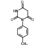 CAS 登录号：16348-04-2， 1-(4-甲基苯基)-2,4,6(1H,3H,5H)-嘧啶三酮