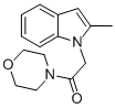 CAS 登录号：163629-12-7， 2-(2-甲基吲哚-1-基)-1-吗啉-4-基乙酮