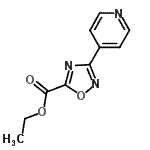 CAS 登录号：163719-72-0， 乙基3-(4-吡啶基)-1,2,4-恶二唑-5-羧酸酯