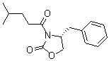 CAS 登录号:163810-26-2, (4R)-3-(4-甲基-1-氧代戊基)-4-(苯基甲基)-2-恶唑烷酮