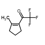 CAS 登录号：163882-71-1， 2,2,2-三氟-1-(2-甲基-1-环戊烯-1-基)乙酮