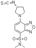 CAS#: 163927-31-9, 7-[(3R)-3-Isothiocyanato-1-Pyrrolidinyl]-N,N-Dimethyl-2,1,3-Benzoxadiazole-4-Sulfonamide