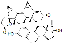 CAS 登录号：164017-31-6， 炔雌醇-屈螺酮混合物