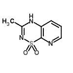 CAS#: 164124-12-3, 3-Methyl-4H-Pyrido[3,2-e][1,2,4]Thiadiazine 1,1-Dioxide