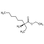 CAS 登录号：164453-65-0， 乙基(2S)-2-氨基-2-乙基辛烷酸酯