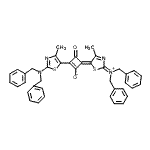 CAS 登录号：164534-33-2， (4E)-2-[2-(二苄基氨基)-4-甲基-1,3-噻唑-5-基]-4-[2-(二苄基亚氨基)-4-甲基-1,3-噻唑-5(2H)-亚基]-3-氧代-1-环丁烯-1-醇