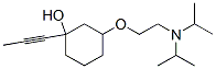 CAS 登录号：16464-42-9， 3-[2-(二丙-2-基氨基)乙氧基]-1-丙-1-炔基-环己烷-1-醇