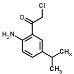 CAS 登录号：164788-93-6， 1-(2-氨基-5-异丙基苯基)-2-氯乙烷酮
