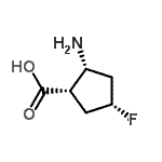 CAS 登录号：164916-31-8， (1S,2R,4R)-2-氨基-4-氟环戊烷羧酸