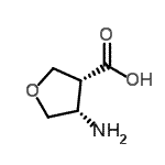 CAS#: 164916-44-3, (3R,4S)-4-Aminotetrahydro-3-Furancarboxylic Acid