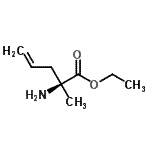 CAS 登录号：165035-97-2， 乙基(2S)-2-氨基-2-甲基-4-戊烯酸酯