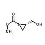 CAS 登录号：165104-68-7， 甲基(2S)-2-(羟基甲基)-1-氮丙啶羧酸酯