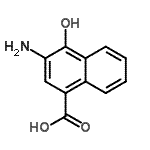CAS#: 165185-23-9, 3-Amino-4-Hydroxy-1-Naphthoic Acid