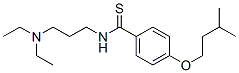 CAS#: 16531-36-5, N-[3-(Diethylamino)Propyl]-4-(Isopentyloxy)Thiobenzamide