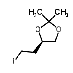CAS 登录号：165657-74-9， (4R)-4-(2-碘乙基)-2,2-二甲基-1,3-二氧戊环