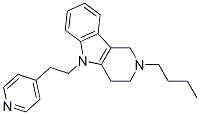 CAS#: 16566-78-2, 2,3,4,5-Tetrahydro-2-Butyl-5-[2-(4-Pyridyl)Ethyl]-1H-Pyrido[4,3-b]Indole
