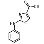 CAS#: 165683-01-2, 2-Anilino-1,3-Thiazole-4-Carboxylic Acid