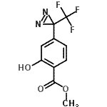 CAS#: 165963-72-4, Methyl 2-hydroxy-4-[3-(trifluoromethyl)-3H-diaziren-3-yl]benzoate
