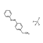 CAS#: 16600-18-3, 1-Ethyl-4-(Phenyldiazenyl)Pyridinium Tetrafluoroborate