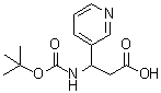 CAS 登录号：166194-68-9， 3-({[(2-甲基-2-丙基)氧基]羰基}氨基)-3-(3-吡啶基)丙酸